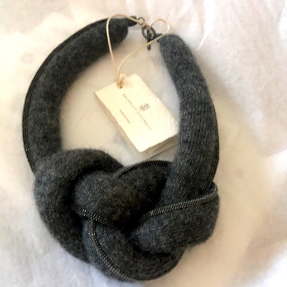 Brunello Cucinelli Jewelry - Brunello Cucinelli cashmere necklace